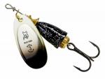 Blue Fox Vibrax Flake Silber Schwarz Gr. 2-6g BCCB